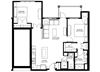 2 Bedroom Floor Plan